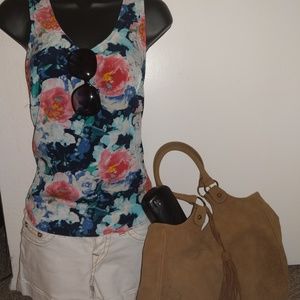 True Religion Rolled Jean shorts